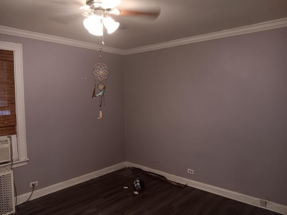 Painted room detail