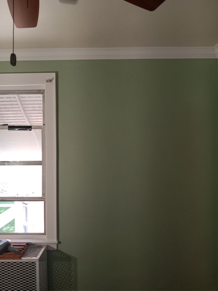 Painted room detail