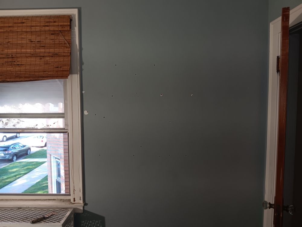 Painted room detail